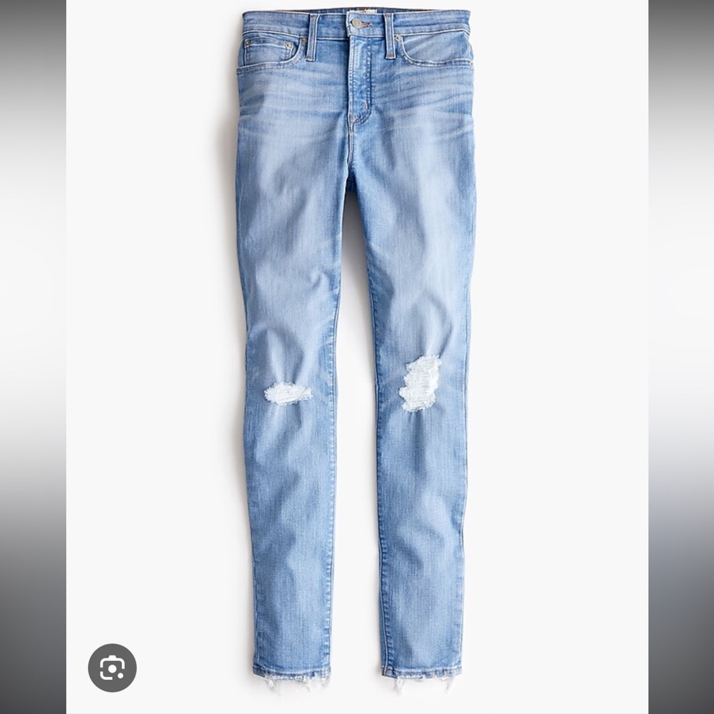 Jcrew curvy toothpick in medium blue